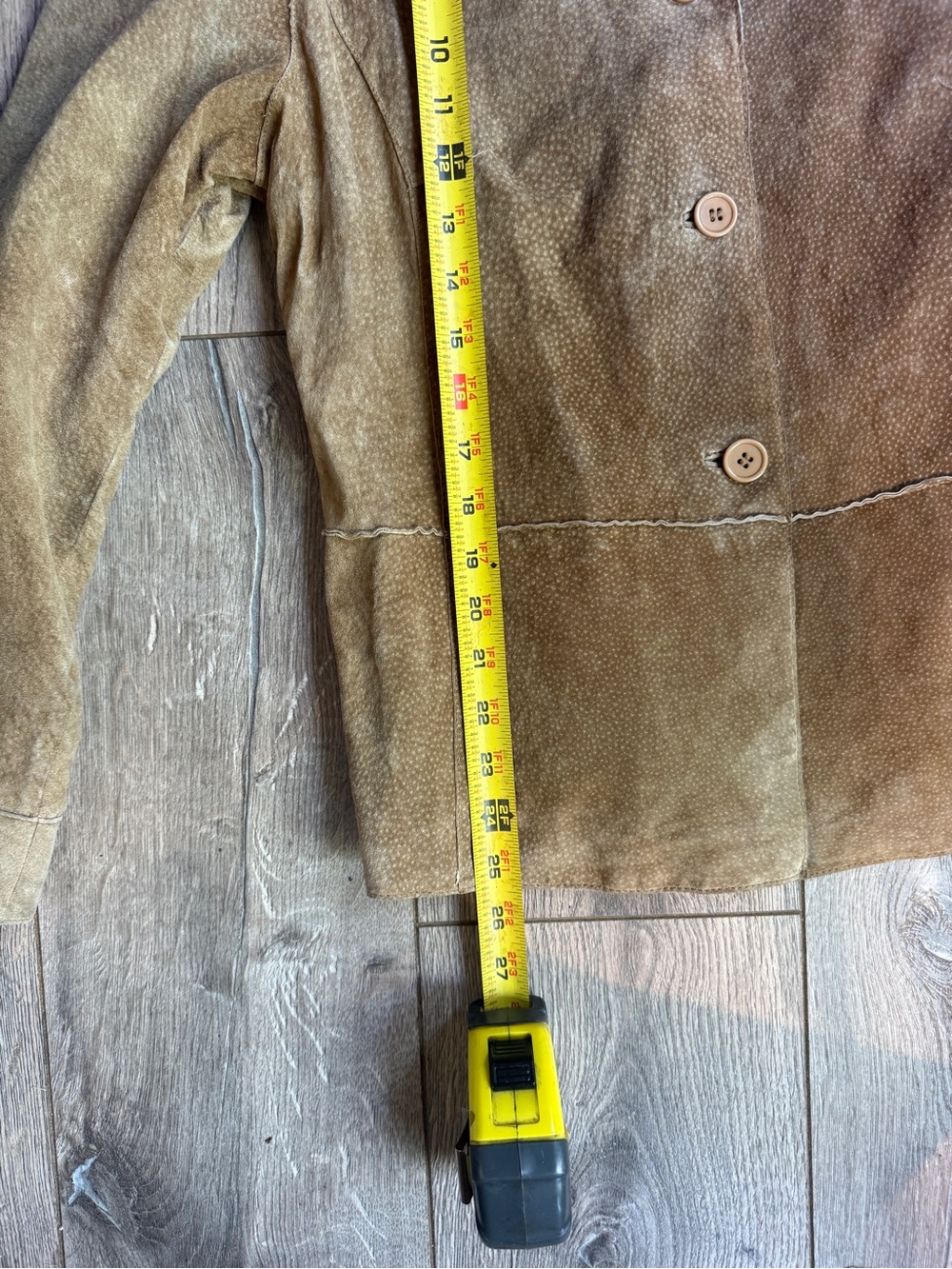 Vintage Brandon Thomas Tan Suede Blazer - Picture 14 of 15